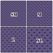 Load image into Gallery viewer, Printed Vinyl | HM Purple Wallpaper | Permanent Removable Adhesive | Permanent Glitter Adhesive | HTV | Glitter HTV | 12 x 12 inches | ONE Sheet