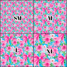 Load image into Gallery viewer, Printed Vinyl HTV &amp; Waterslide Preppy Bows C Patterns 12 x 12 inch sheet
