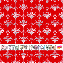 Load image into Gallery viewer, Printed Vinyl | Peppermint Spice B | Permanent Removable Adhesive | Permanent Glitter Adhesive | HTV | Glitter HTV | 12 x 12 inches | ONE Sheet (Copy) (Copy)