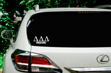 Load image into Gallery viewer, DDD | Tri Delta MOM | Vinyl Decal | Car Decal | Laptop Decal | Transfer Decal |