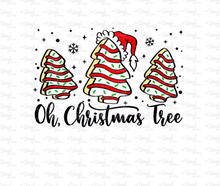 Load image into Gallery viewer, T Shirt Transfer | Oh Christmas Tree | DTF | HTV | Clear HTV | Sublimation | Press at home