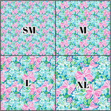 Load image into Gallery viewer, Printed Vinyl HTV &amp; Waterslide Preppy Bows E Patterns 12 x 12 inch sheet