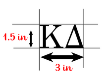 Load image into Gallery viewer, Kappa Delta MOM | Car Decal | Laptop Decal | Transfer Decal | Sorority Vinyl Decal