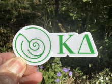 Load image into Gallery viewer, Sorority Sticker | Kappa Delta | KD L | Multi | Waterproof Vinyl Sticker | Permanent