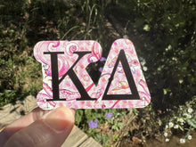 Load image into Gallery viewer, Sorority Sticker | Kappa Delta | KD N | Multi | Waterproof Vinyl Sticker | Permanent