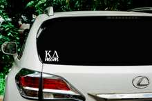Load image into Gallery viewer, Kappa Delta MOM | Car Decal | Laptop Decal | Transfer Decal | Sorority Vinyl Decal