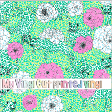 Load image into Gallery viewer, Printed Vinyl &amp; HTV Leopard Luck Pattern 12 x 12 inch sheet