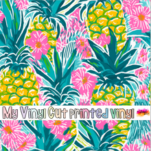 Load image into Gallery viewer, Printed Vinyl &amp; HTV Preppy Fruit B Pattern 12 x 12 inch sheet