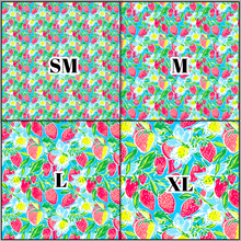 Load image into Gallery viewer, Printed Vinyl &amp; HTV Preppy Fruit S Pattern 12 x 12 inch sheet