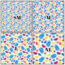 Load image into Gallery viewer, Printed Vinyl | Summer C | Permanent Removable Adhesive | Permanent Glitter Adhesive | HTV | Glitter HTV | 12 x 12 inches | ONE Sheet
