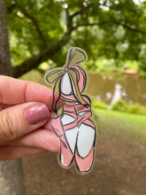 Load image into Gallery viewer, Sticker | 39L | Ballet Slippers | Waterproof Vinyl Sticker | White | Clear | Permanent | Removable | Window Cling | Glitter | Holographic