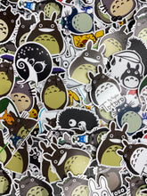 Load image into Gallery viewer, Sticker Pack My Neighbor Totoro Assorted Stickers for Water Bottle, iPhone, MacBook, Phone, Phone Case, Laptop, Journal, Skateboard, Bike, Snowboard