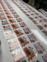 Load image into Gallery viewer, Sticker Pack Retro Christmas Assorted Stickers for Water Bottle, iPhone, MacBook, Phone, Phone Case, Laptop, Journal, Skateboard, Bike, Snowboard