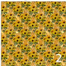 Load image into Gallery viewer, Printed Heat Transfer Vinyl HTV SUNFLOWER BEE