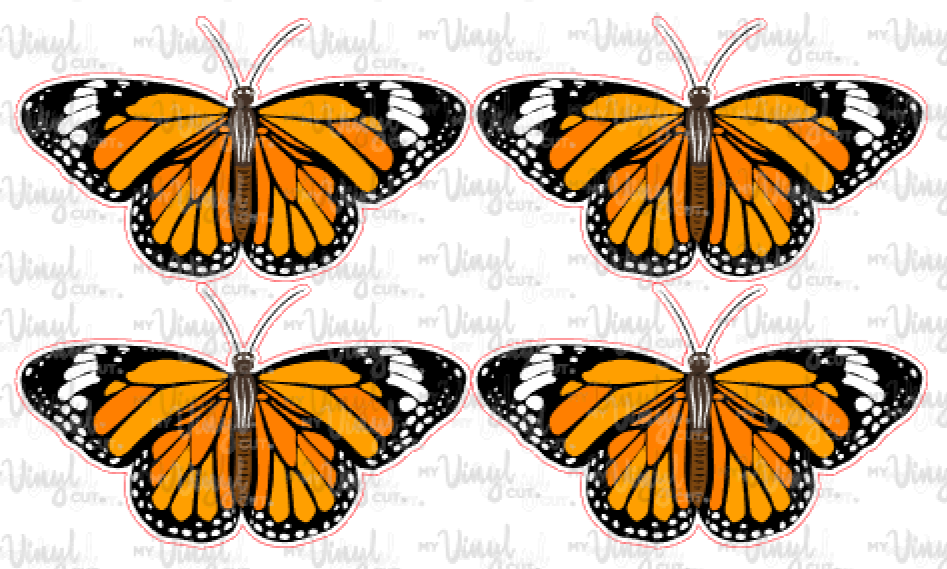 HTV Transfers Butterfly Set of 4