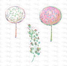 Load image into Gallery viewer, Sticker | 34N | Plant and Trees | Waterproof Vinyl Sticker | White | Clear | Permanent | Removable | Window Cling | Glitter | Holographic