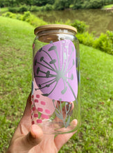 Load image into Gallery viewer, Drinkware 16 oz Clear Glass Soda Can Shaped Drinking Glass with Vinyl Designs