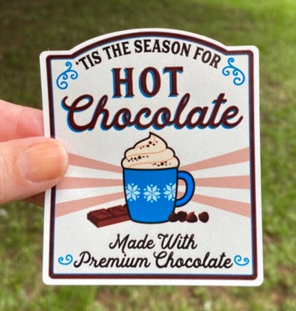 Sticker 16N Hot Chocolate Drink Label