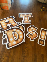 Load image into Gallery viewer, Yard Art Vintage Marquee Birthday Lawn Lettering PURCHASE Outdoor Party Decorations