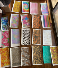 Load image into Gallery viewer, CLEARANCE HALF SHEET Glitter HTV Printed Patterns