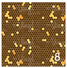 Load image into Gallery viewer, Printed Adhesive Vinyl SUNFLOWER BEE