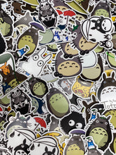 Load image into Gallery viewer, Sticker Pack My Neighbor Totoro Assorted Stickers for Water Bottle, iPhone, MacBook, Phone, Phone Case, Laptop, Journal, Skateboard, Bike, Snowboard