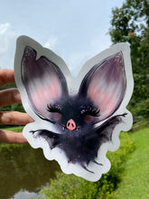 Load image into Gallery viewer, Large Sticker 7 inch Bat printed on Removable Vinyl