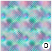 Load image into Gallery viewer, Printed Adhesive Vinyl SPARKLING MERMAID SCALES Patterned Vinyl 12 x 12 inch Sheet