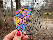 Load image into Gallery viewer, Sticker | 68B | Ophelia Hall Window Sticker | Waterproof Vinyl Sticker | White | Clear | Permanent | Removable | Window Cling | Glitter | Holographic