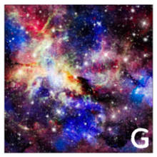 Load image into Gallery viewer, Printed Adhesive Vinyl PINK GALAXY 12 x 12 inch sheet