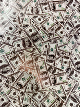 Load image into Gallery viewer, Printed HTV Hundred Dollar Bills Cash Money OOPSIES Sheets with flaws