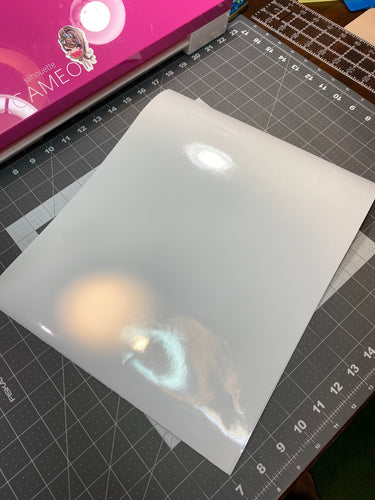 Oracal 651 Gloss White various sized sheets