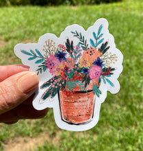 Load image into Gallery viewer, Sticker 3J Garden Pot with Plant Flowers