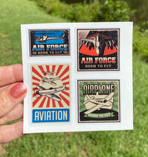 Load image into Gallery viewer, Mini Sticker Set Aviation