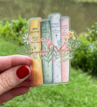Load image into Gallery viewer, Sticker | 49F | Books | Waterproof Vinyl Sticker | White | Clear | Permanent | Removable | Window Cling | Glitter | Holographic