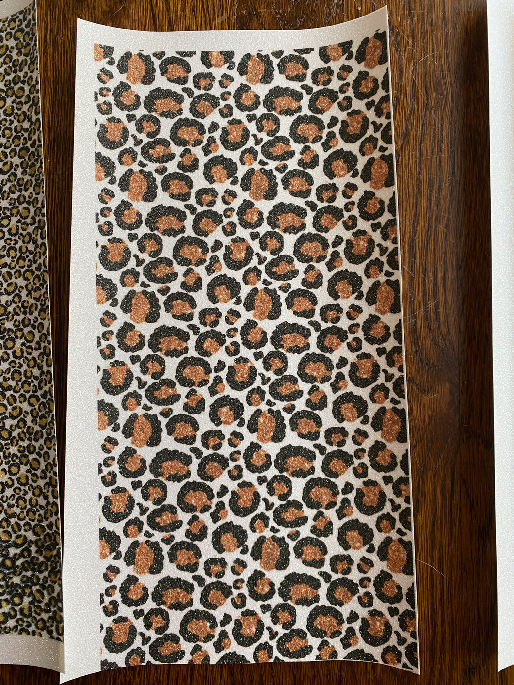 CLEARANCE HALF SHEET Glitter HTV Printed Patterns