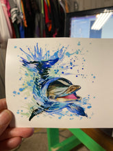 Load image into Gallery viewer, Waterslide Decal Dolphin peeking out of the water