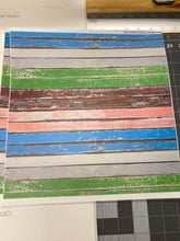 Load image into Gallery viewer, CLEARANCE Printed Adhesive Vinyl CLEAR MATTE Various Patterns 12 x 12 sheet