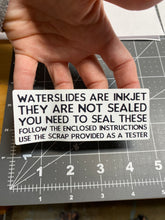 Load image into Gallery viewer, Waterslide Disclosure Stickers for your packaging