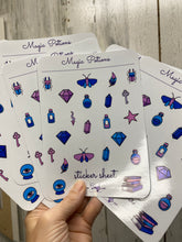 Load image into Gallery viewer, Sticker Sheet 26 Set of little planner stickers Magic Potions