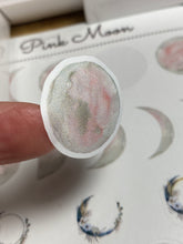Load image into Gallery viewer, Sticker Sheet 32 Set of little planner stickers Pink Moon