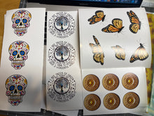 Load image into Gallery viewer, Waterslide Decal CLEARANCE Assorted images printed on WHITE