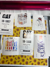 Load image into Gallery viewer, Waterslide Decal CLEARANCE Assorted images printed on WHITE