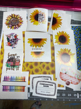 Load image into Gallery viewer, Waterslide Decal CLEARANCE Assorted images printed on WHITE