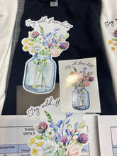 Load image into Gallery viewer, Printable Heat Transfer Vinyl (PU) for your home desktop Inkjet or Sublimation printer 5 or 10 sheet pack