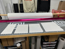 Load image into Gallery viewer, Holographic Hearts Laminating Sheets 6 x 12, 8 x 11, 8 1/2 x 11, 12 x 12 inches for Cold Laminating Sticker Overlay