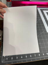 Load image into Gallery viewer, Holographic Glittery QuickSand Laminating Sheets 6 x 12, 8 x 11, 8 1/2 x 11, 12 x 12 inches for Cold Laminating Sticker Overlay