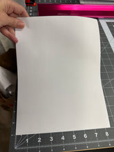 Load image into Gallery viewer, Holographic Glittery QuickSand Laminating Sheets 6 x 12, 8 x 11, 8 1/2 x 11, 12 x 12 inches for Cold Laminating Sticker Overlay