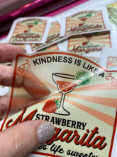 Load image into Gallery viewer, Sticker 9G Kindness is Like a Strawberry Margarita NSFW