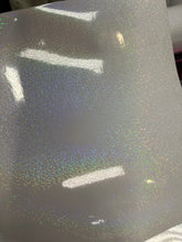 Load image into Gallery viewer, Holographic Snow Laminating Sheets 6 x 12, 8 x 11, 8 1/2 x 11, 12 x 12 inches for Cold Laminating Sticker Overlay